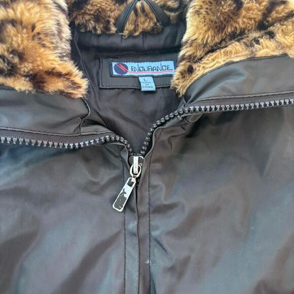 Y2k Early 2000’s Black Faux Leather Jacket - Picture 4 of 4